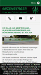 Mobile Screenshot of glas-anzenberger.at